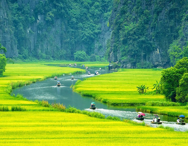 Scenic Vietnamese landscape
