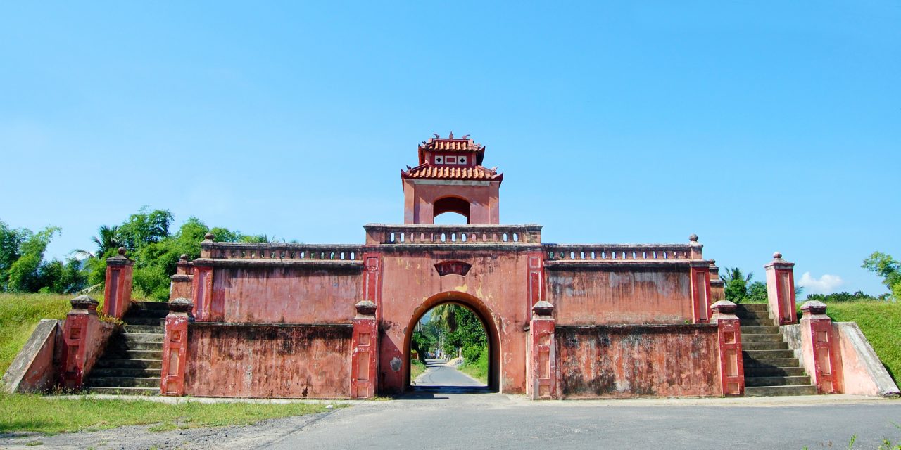 Diên Khánh Citadel — 18th-century fortress with weathered stone walls and ancient gates near Nha Trang